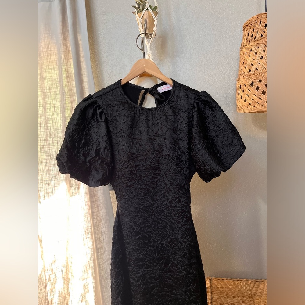 ▪️Lisa Says Gah Gwen Midi Dress in Black S - Picture 11 of 16